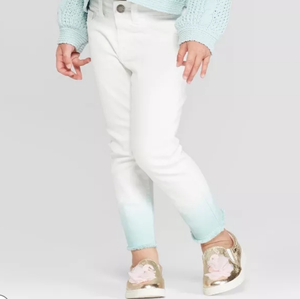Toddler Ombre Turquoise Jeans